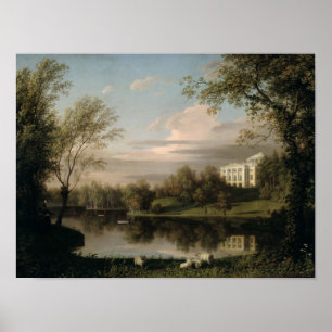 Poster Vista do palácio de Pavlovsk, c.1800