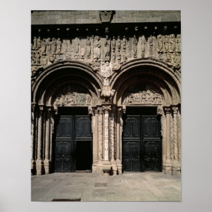 Póster Vista do Portico de las Platerias