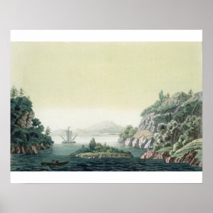 Póster Vista do Rio Potomac perto de Mount Vernon (colou