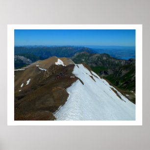 Póster Vista do Schilthorn, Suiça