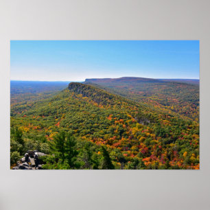 Poster Vista do Shawangunk Ridge no outono