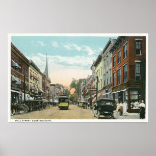 Poster Vista do sul de Wall Street