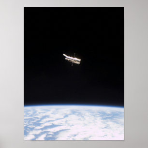Póster Vista do Telescópio Espacial Hubble da Colômbia