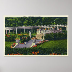 Poster Vista dos jardins em Yaddo
