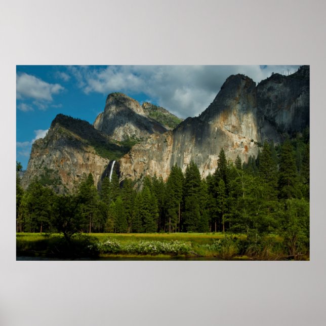 Póster Vista Dramática Do Vale De Yosemite A Partir Dos P (Frente)
