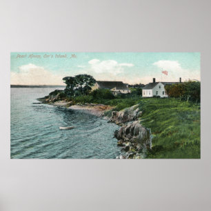 Póster Vista exterior da casa da pérola