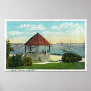 Póster Vista exterior da pérola da ilha de Orr