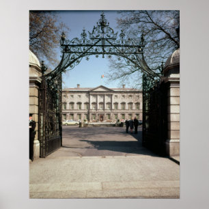 Poster Vista exterior da porta, construída 1745-47