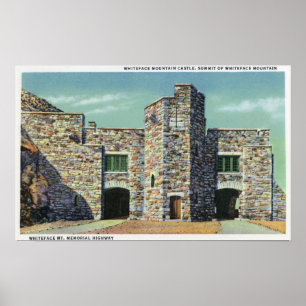 Poster Vista exterior do castelo de Whiteface Mt