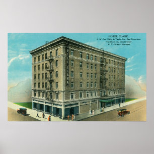 Póster Vista exterior do hotel Clark