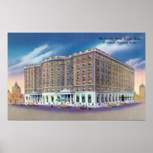 Póster Vista exterior do hotel de Sheraton em Copley