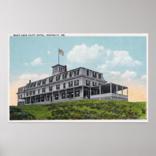 Póster Vista exterior do hotel do penhasco da cabeça
