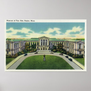 Póster Vista exterior do museu de belas artes # 2