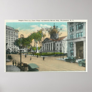 Poster Vista exterior do tribunal