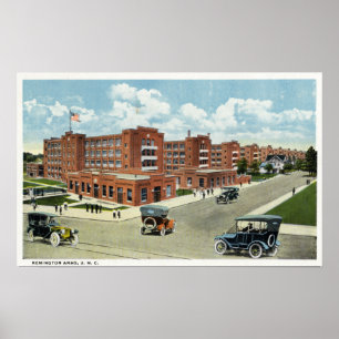 Poster Vista exterior dos braços de Remington, UMC