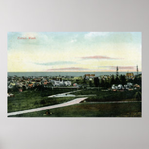 Póster Vista geral da cidade