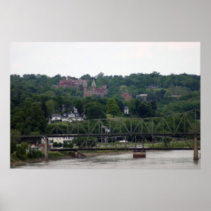 Póster Vista geral de Atchison, Kansas