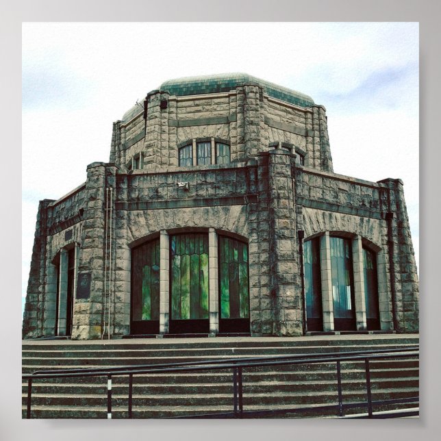 Poster Vista House, Columbia River Gorge, OR (Frente)