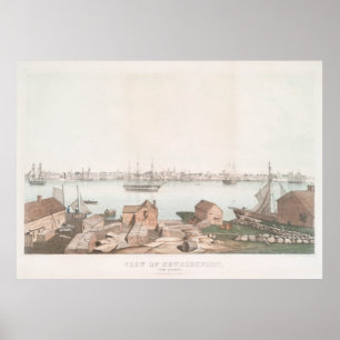 Poster Vista Ilustrativa Vintage das MÃE Newburyport (18