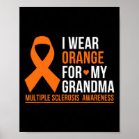 Vista Laranja Para Minha Avó Esclerose Múltipla Sr