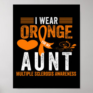 Poster Vista Laranja Para Minha Tia Sra. Múltipla Esclero