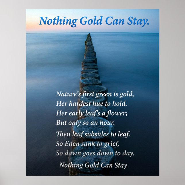 Póster Vista marítima (Frente)