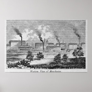 Poster Vista ocidental de Manchester