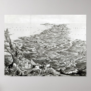 Póster Vista panorâmica de India