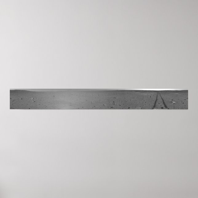 Poster Vista panorâmica de Marte 11 (Frente)