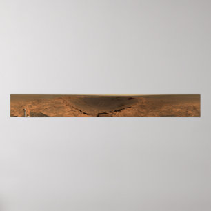 Póster Vista panorâmica de Marte 9