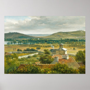 Póster Vista panorâmica do Ile-de-France