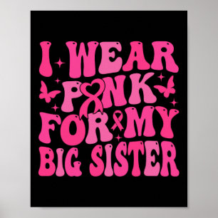 Poster Vista Rosa Para O Cancer De Mama De Suporte Da Min