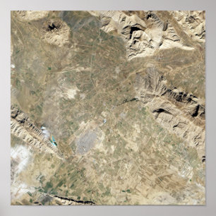 Póster Vista satélite de Persepolis