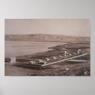 Poster Vista sobre o mar da Galileia na terra sagrada