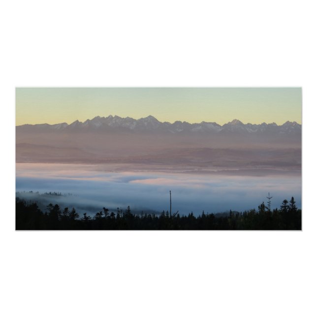 Póster Vista Tatras de Gorce (Frente)