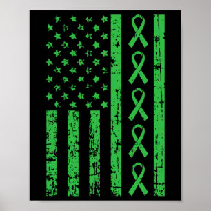 Poster Vista Verde Para Minha Consciência Da Doença Renal