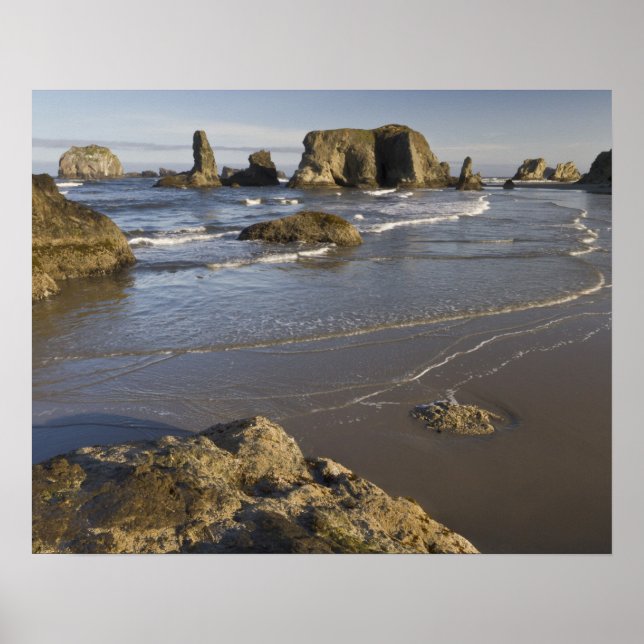 Póster Vistas costeiras, Bandon, Oregon (Frente)