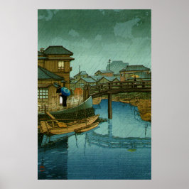 Poster Vistas de Tokaido Shinagawa Kawase Hasui 
