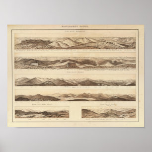 Poster Vistas Panorâmicas do Monte Washington