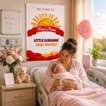 Visual de Parede para Quarto de Bebê Amanhecer Sua