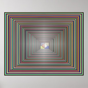 Póster Visualização da meditação da concentração