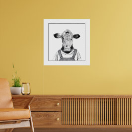 Poster Vitelo em Dungaree (neve)