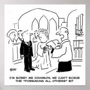 Poster Vítimas do Serviço da Igreja de Casamento não pode