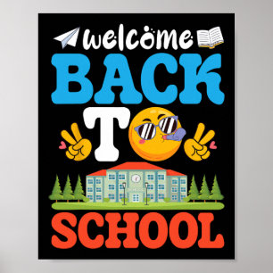 Poster Vitória Emoção E Paz Bem-vindo De Volta à Escola S