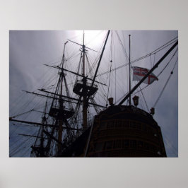 Póster Vitória Silhouette