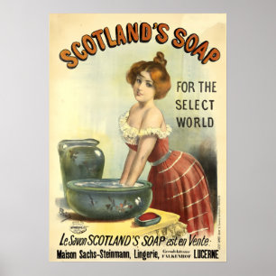 Poster Vitoriano Era Soap Ad por Jean de Paleologue