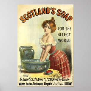 Poster Vitoriano Era Soap Ad por Jean de Paleologue