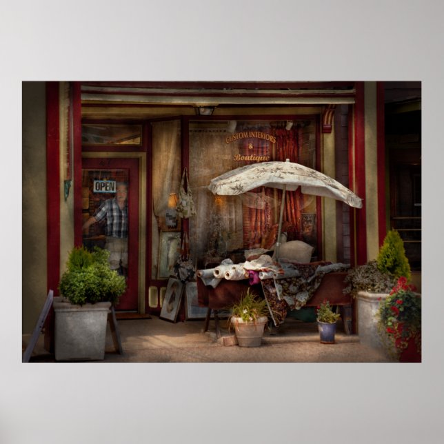 Póster Vitrine - Frenchtown, NJ - A Butique (Frente)