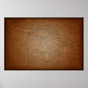 Póster Vitruvian Man