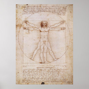 Póster Vitruvian Man